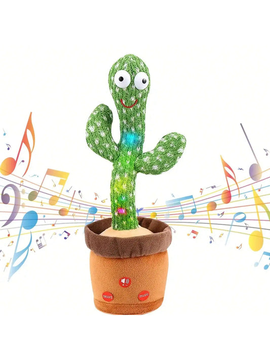 Dancing Talking Cactus Toys For Baby Boys And Girls, Singing Mimicking Recording Repeating What You Say Sunny Cactus Up Plus